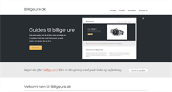 Desktop Screenshot of billigeure.dk