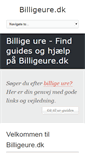 Mobile Screenshot of billigeure.dk
