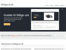 Tablet Screenshot of billigeure.dk
